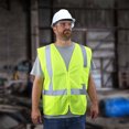thumbnail image 5 of Hyper Tough ANSI Class 2 High Visibility Safety Vest, One Size Fits Most, 1 Vest, 5 of 9