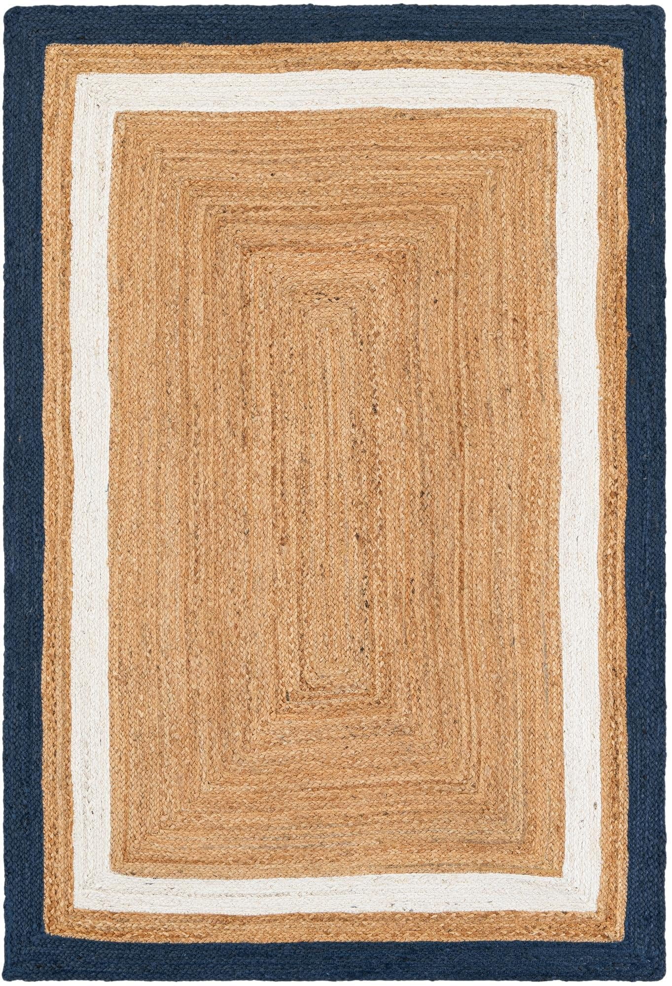 Natural Jute Area rug , Woven Rug , Luxury Rugs & CarpetSize - 3 x 4 Feet (90 cm x 120 cm)
