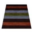 thumbnail image 5 of Rugsotic Carpets Handmade Rugs Hand Knotted Loom Rectangle 5'x8' Brown Silver Silk for Indoor Use, 5 of 5