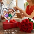 thumbnail image 4 of Iefil Wife Birthday Gift Ideas - Birthday Gifts for Wife | September December Birthstone Necklace, Sapphire Tanzanite Jewelry, 4 of 7