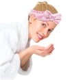 thumbnail image 4 of Gymayou Spa Headband for Washing Face Skincare Headband Microfiber Makeup Headbands for Women Pink, 4 of 4