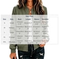 thumbnail image 6 of cocolona LightWeight Jackets for Women Solid Color Full Zip Casual Long Sleeve Lined Fall Trendy Outerwear, 6 of 7