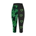 thumbnail image 4 of Goodeals Saving,St Patricks Day Tummy Control Leggings for Women Stretchy Thight Skinny Pant for Yoga Running Hight Waited Irish Shamrock Leggings(Green,XL), 4 of 4