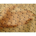 thumbnail image 4 of oneOone Silk Tabby Pale Orange Fabric Tree & Bear Cartoon Sewing Material Print Fabric By The Yard 42 Inch Wide, 4 of 4