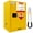 35x23x18, variant on Flammable Cabinet, 24 Gal, 18" x 23" x 35", Red | Cold-Rolled Steel, Explosion Proof, Adjustable Shelves, Manual Doors, Industrial Use