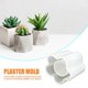 thumbnail image 4 of Molde de Cocina li wang maceta de Silicona 3D para plantas suculentas color Blanco, 4 of 5