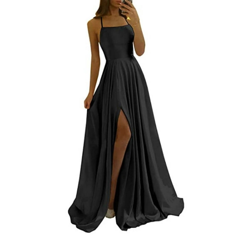 Ketyyh-chn99 Evening Gowns for Women Elegant Classy Wedding Gown Womens  Elegant Flared Sleeve Evening Party Formal Dress Plus Size Black,4XL -  Walmart.com