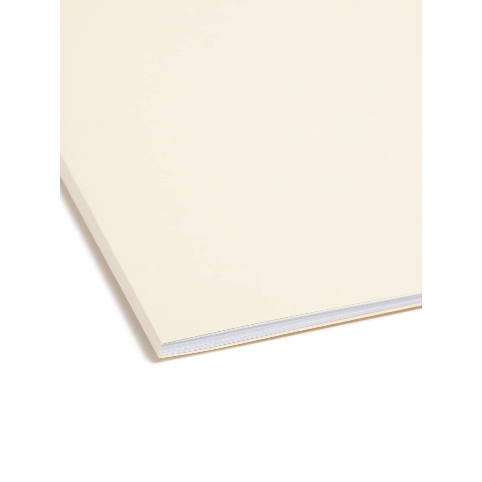 SMEAD FASTENER FILE FOLDER, 2 FASTENERS, REINFORCED 14580 - MANILA