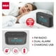 thumbnail image 3 of Reloj RCA RC571 con alarma digital y radio FM con carga USB, 3 of 6
