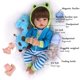 thumbnail image 5 of CHAREX Realistic Reborn Baby Dolls Lifelike Weighted Reborn Boy 18 inch Toddler Soft Body Toy Giraffe Gift Set, 5 of 5