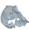 thumbnail image 4 of BODOAO Women's Long Sleeve Open Front Crop Cardigan Drop Shoulder Bolero Shrug Lightweight Sweater Women's Lightweight Knit V Neck Cardigan Sweater (Large Sizes Available) Blue One Size, 4 of 4