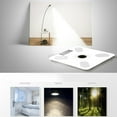 thumbnail image 4 of HLONKSolar-Powered Smart Bathroom Scale with Bluetooth - Glass Body Composition Monitor  LED Display  and Customized App for Weight and Fitness Tracking Pink, 4 of 9