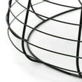 thumbnail image 6 of ClickDecor Lydia Matte Black Wireframe Round Coffee Table in Black, 6 of 7