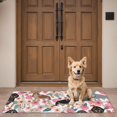 thumbnail image 4 of Dachshund and Flower Door Rugs,Washable Non Slip Door Mats Indoor,Decorative Door Mats,Entry Mat Indoor for Entrance,Bedroom,Kitchen,Bathroom,16"x47", 4 of 6