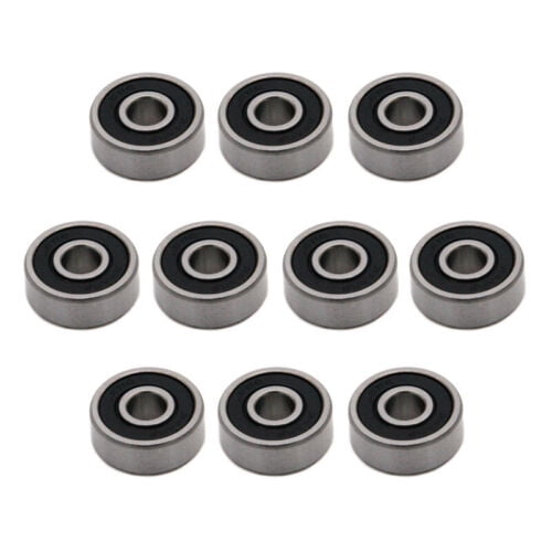 10PCS R4-2RS 1/4"x 5/8"x 10/51" inch Deep Groove Ball Bearing Sealed Z2 Bearings