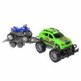 thumbnail image 6 of Kidplokio 3pc Green Monster Trucks ATV Pull Back Cars Boys Ages 3 and Up, 6 of 11