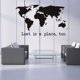 thumbnail image 1 of KAKOWELY 1Ud Mapa En Pegatina De Pared Negro PVC Impermeable Para Hogar Y Dormitorio, 1 of 8