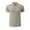 Khaki, variant on QIUOMBBP Mens Compression Polos Shirts Summer Slim Fit Quick Dry Sport Tshirt Button Casual Collared Short Sleeve Ice Silk Tee Red XL