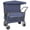 Blue, variant on GDF Studio Push-Pull Folding Beach Wagon with Canopy, Balloon Tires, Large Capacity for Transport, Groceries, Black