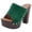 Green, variant on VerPetridure High Heel Slippers for Women Fish Mouth High-heeled Thick-heeled Comfortable Women's Sandals