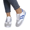thumbnail image 2 of IEMIEMIEM Women's Sneakers Casual Comfort Lightweight Walking Shoes Slip On Non Slip Breathable Classic Comfort Retro Running Trainers Fashion Shoes Blue 8.5 Wide, 2 of 9