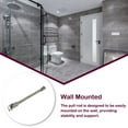 thumbnail image 4 of Bewildely Soporte de montaje ajustable para puerta de vidrio, ideal para baños de hoteles, soporte de montaje para puerta de ducha, varilla de Accesorios de baño 40cm, 4 of 6