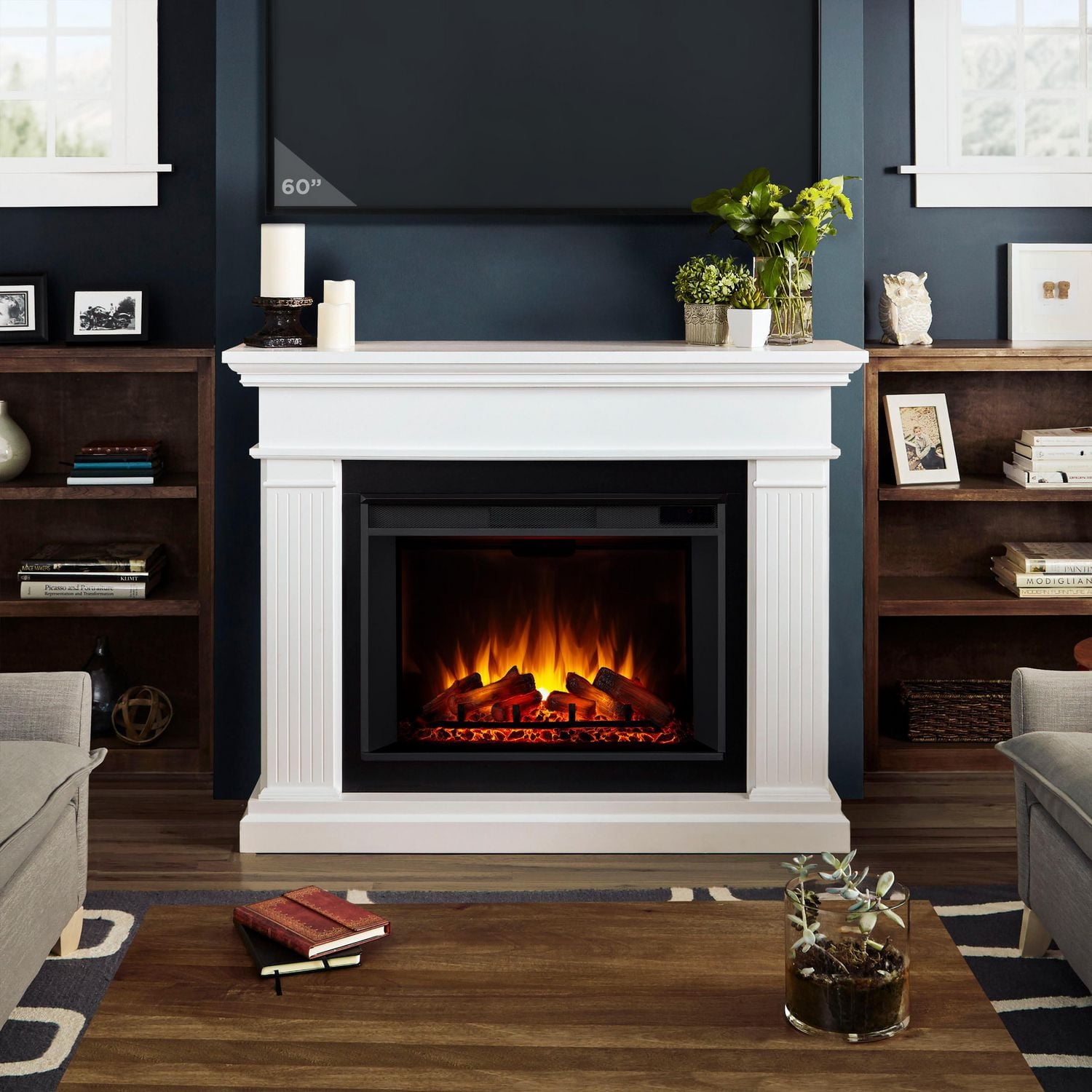 Foyer Électrique de 56 po Centennial - Grand Manteau