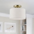 thumbnail image 4 of Livex Lighting - Blossom - 1 Light Small Semi-Flush Mount In Transitional, 4 of 11