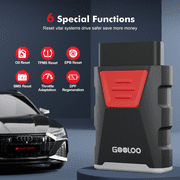 GOOLOO DS100 OBD2 Scanner Bluetooth, Full System Car Diagnostic Tool for iOS & Android, Check Engine Code Reader, 6 Maintenance Functions, Battery Test, HUD Display