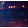 thumbnail image 6 of OEM-Spec 5pc Dark Smoked Lens Amber 6-LED Front Raised Cab Roof Marker Light Assemblies For 2008-up Freightliner Cascadia Semi-Truck, 6 of 9