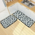 thumbnail image 7 of Cute Little Dancing Ghosts Kitchen Mat - Cushioned Anti Fatigue Kitchen Rug Set of 2, Non Slip Waterproof Kitchen Mats for Kitchen, Laundry, Sink, Office 19.7"×27.6"+19.7"×47.2" Home Decor, 7 of 7