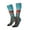 1 Black, variant on Women Crew Soft Moisture-wicking Socks Swimming Goggled Flamingo Pattern Design Cotton Socks, One Size fit All