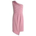 thumbnail image 2 of Pntutb Dresses for Women Casual Solid One Shoulder Sleeveless Bandage Sexy Irregular Dress, 2 of 6