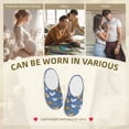 thumbnail image 7 of Daiia Chicken Family Print Women’s Fuzzy Slippers Memory Foam Lightweight House Shoes Cozy Loafer Flannel House Shoes-44/45, 7 of 7