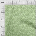 thumbnail image 2 of oneOone Polyester Spandex Mint Fabric Paisleys Craft Projects Decor Fabric Printed By The Yard 56 Inch Wide-MK, 2 of 5