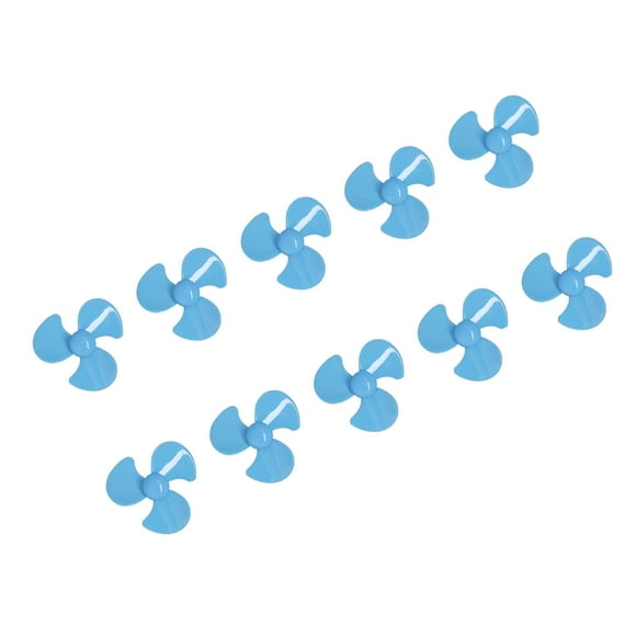 Filfeel 10Pcs 50mm 3 Pales Hélice ABS Tournant Hélices Remplacement Bricolage Modèle de Voiture Accessoires, Hélice 3 Pales, Remplacement de l'Hélice