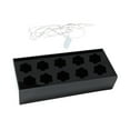 thumbnail image 2 of GUOOL Rectangular Flower Vase Acrylic Flower Vase for Bedroom Home Dining Table 10 10 10 holes, 2 of 9