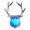 E, variant on Boovnll Kitchen Gadgets, Living Room Bedroom Bedside Lamp Creative Tv Background Wall Antler Lamp, Home and Kitchen, Kitchen, Kitchen Tools