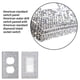 thumbnail image 2 of Billuyoard Cubierta de interruptor Placa de pared Suministros para el hogar Adhesión Artesanía Luz exquisita Lavable Pegatina autoadhesiva de Decoración del hogar 101 Billuyoard HA066701-02, 2 of 6