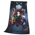 thumbnail image 3 of Anime Demon Slayer Soft Lightweight Bed Blankets Plush Fuzzy Cozy Blanket Microfiber Throw Blanket For Couch, 3 of 9