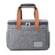 thumbnail image 1 of Bolsa de almuerzo aislada Nikou impermeable gran capacidad color gris, 1 of 13