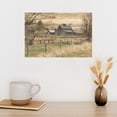 thumbnail image 4 of AIOE Rustic Farmhouse Wall Art Vintage Barn Wall Art Country Field Landscape Wall Decor For Bathroom Bedroom Living Room Wall Canvas Prints Home Decor Unframe: 24x16in, 4 of 7