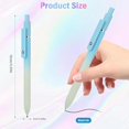 thumbnail image 7 of Astroline Pen, Astrolone Gel Pens, Gradient Gel Pen Set, Press Type Quick Drying Carbon GelPens with Fidget Ball, 0.7mm Black Ink Pens for Journaling Note Taking, 7 of 7