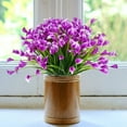 thumbnail image 3 of ZOELNIC Artificial Calla Lily, 8 Bundles Rose Red Faux Fake Plants Spring Plastic Flowers, Rose Red, 3 of 9