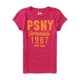 thumbnail image 1 of Aeropostale Girls PS NY 1987 Graphic T-Shirt, Rosa, XL (14), 1 of 1
