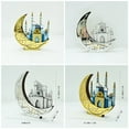 thumbnail image 5 of Ramadans Wood Moon Castles LED Lighted Ornament for Muslims Islamic Festival Home Tabletop Decors and Eid Celebration, 5 of 9