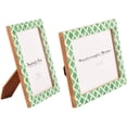 thumbnail image 7 of Handicrafts Home Photo Picture Frames 5x7 Casablanca Verde Set of 2 Gift Box, 7 of 7