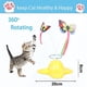 thumbnail image 2 of Juguete interactivo para gatos, eléctrico, automático, giratorio, con forma de mariposa, divertido juguete para gatos de interior, 2 of 5