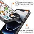 thumbnail image 3 of Funda para teléfono Rosarnnah compatible con iPhone 16E 6.1, color negro, 3 of 7