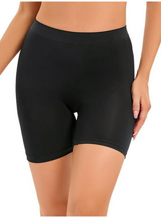 Womens Seamless Shaping Boyshorts Panties Tummy Control Underwear Slimming  Shapewear Shorts, Black, XL